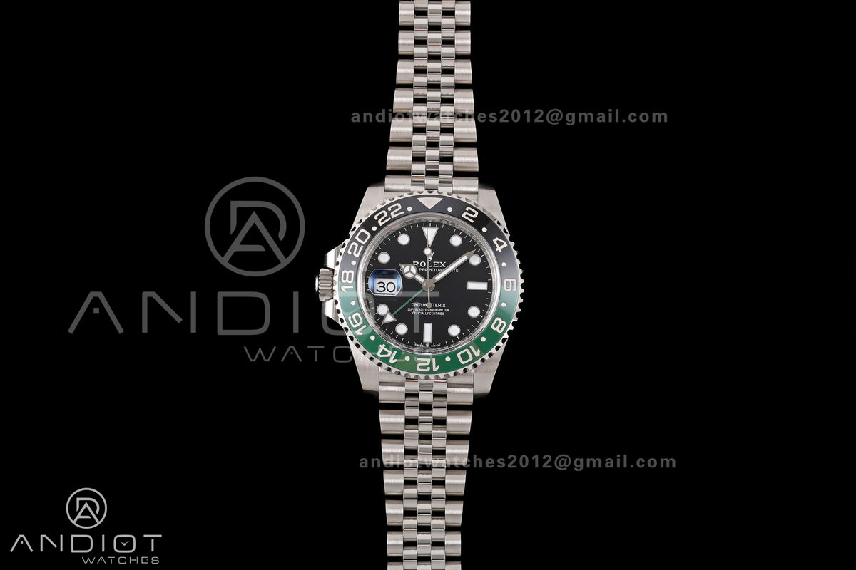 GMT-Master II 126720 VTNR 904L Steel RWF 1:1 Best Edition on Jubilee Bracelet JH3285 (Free Sprung)